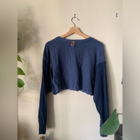 FP Movement // Navy Crop Long Sleeve - Picture 4 of 12